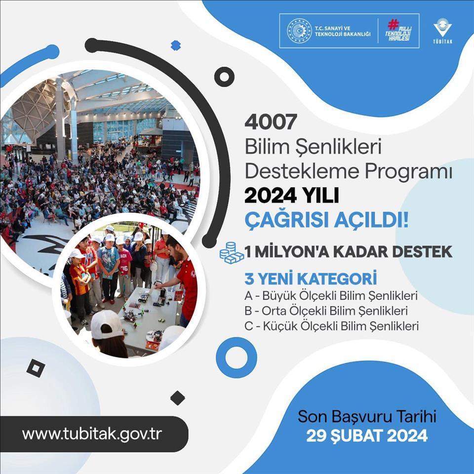 4007-bilim-senlikleri-destekleme-programi-2024-yili-cagrisi-yeniliklerle-acildi