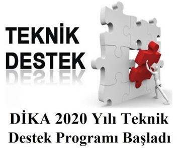 DİKA 2020 Yılı Teknik Destek Programı Başladı