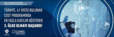 Türkiye COST Katılım İstatistiklerinde Önemli Başarılara İmza Attı